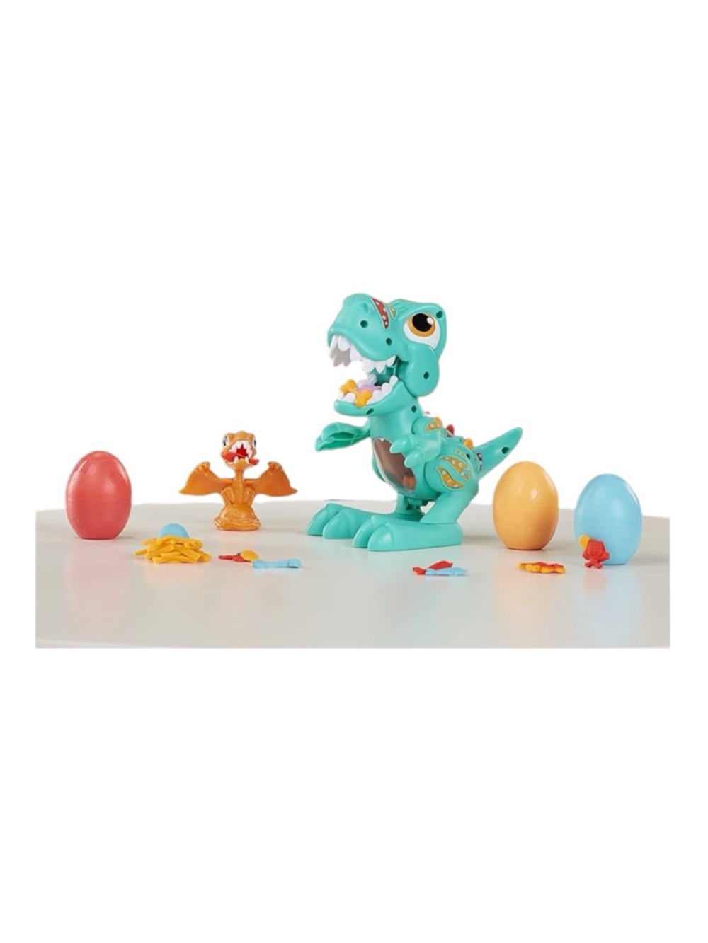 Teal Dino Hatch & Play Surprise Set - Kids Action Toy